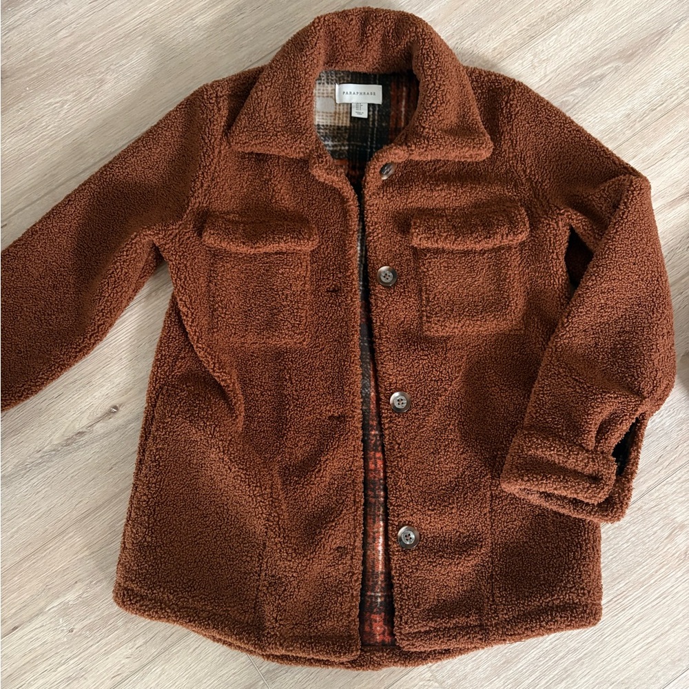 Paraphrase Rust Teddy Jacket